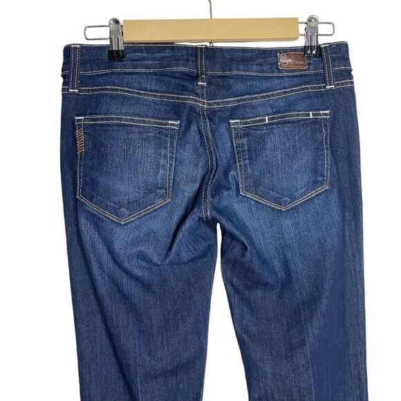 Paige Jeans Womens 27 (30x34) Bootcut Canyon Boot Flare Leg Denim Low Rise Y2K - Picture 6 of 10